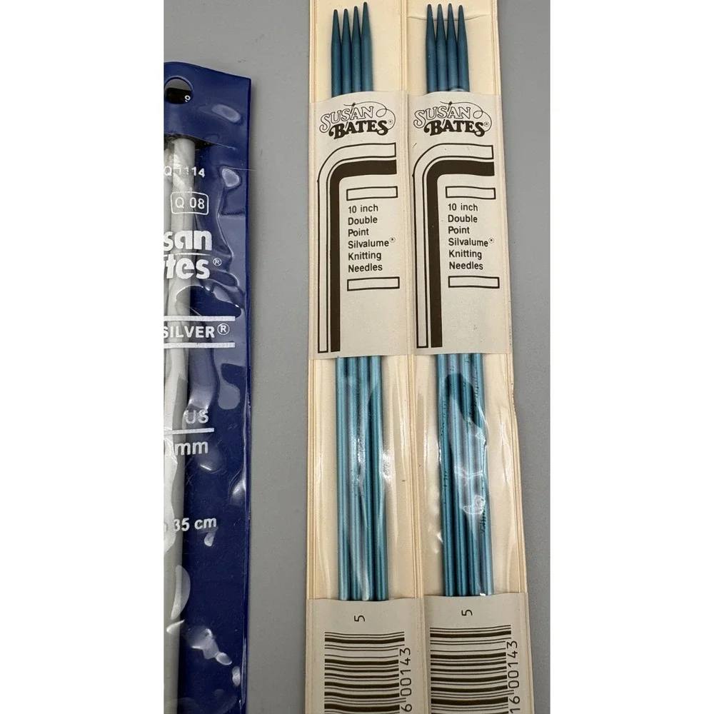 Lot of 6 Susan Bates Crochet Knitting Needles 14
